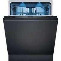 Siemens IQ-500 SN95EX12CG Fully Integrated Full Size Dishwasher - Black Control Panel with Sliding Door Fixing Kit, Black