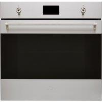 Smeg Classic SOP6302TX Built In Electric Single Oven with Pyrolytic Cleaning - Stainless Steel - A+ Rated, Stainless Steel