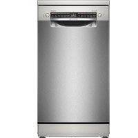 Bosch Series 4 SPS4HMI14G Slimline Dishwasher - Silver - D Rated, Silver