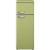 Swan Retro SR11010GNE 150cm High 70/30 Small Frost Free Fridge Freezer - Green - E Rated, Green