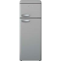 Swan Retro SR11010GRNE 150cm High 70/30 Small Fridge Freezer - Grey - E Rated, Grey