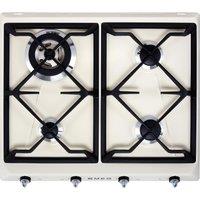 Smeg Victoria SR964PGH 60cm Gas Hob - Cream, Cream