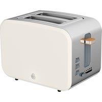 Swan Nordic ST14610WHTN 2 Slice Toaster - White, White