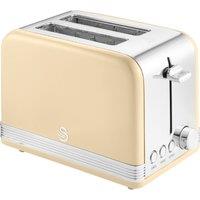 Swan Retro ST19010CN 2 Slice Toaster - Cream, Cream