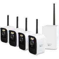 Swann Max Ranger Mini 4 camera kit Smart Home Security Camera - White, White