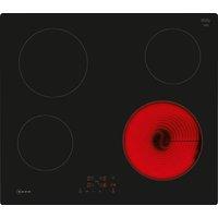 NEFF N50 T16NBE1L 59cm Ceramic Hob - Black, Black