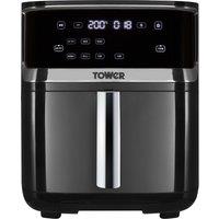 Tower T17101 Air Fryer - Black, Black