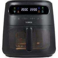 Tower Vortx Vizion 7.5L T17123 Air Fryer - Black, Black