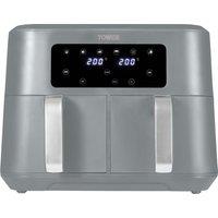 Tower Vortx 8.5L Dual Basket T17137CGRY Air Fryer - Grey / Chrome, Grey