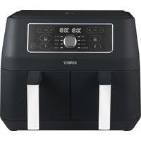 Tower Vortx 8L Dual Basket T17181AFR Air Fryer - Black, Black