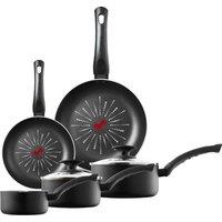 Tower SmartStart Classic 5 Piece Cookware Set - Black, Black