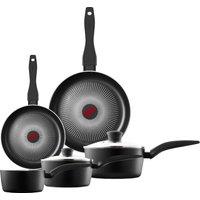 Tower SmartStart Gourmet 5 Piece Cookware Set - Black, Black
