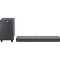 Philips TAB6100/10 2.1 Soundbar with Wireless Subwoofer - Grey, Grey