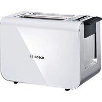 Bosch Styline TAT8611NGB 4 Slice Toaster - White, White