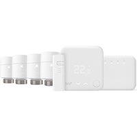 tado Starter Kit V3 Wireless Smart Thermostat with Smart Radiator Thermostats - 4 Pack - DIY Install - White, White