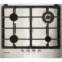 Indesit Aria THP641W/IX/I 58cm Gas Hob - Stainless Steel, Stainless Steel