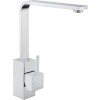 Rangemaster Kube Single Lever Kitchen Tap - Chrome, Chrome