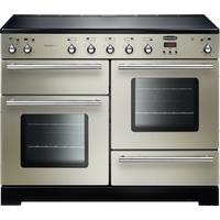 Rangemaster Toledo + TOLP110EIIV/C 110cm Electric Range Cooker with Induction Hob - Ivory / Chrome - A/A Rated, Cream