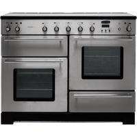 Rangemaster Toledo + TOLP110EISS/C 110cm Electric Range Cooker with Induction Hob - Stainless Steel - A/A Rated, Stainless Steel