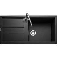 Rangemaster Topaz 1 Bowl Inset Kitchen Sink - Charcoal, Charcoal