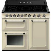 Smeg Victoria TR103IP2 100cm Electric Range Cooker with Induction Hob - Cream - A/B Rated, Cream