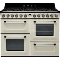 Smeg Victoria TR4110P1 110cm Dual Fuel Range Cooker - Cream - A/A Rated, Cream