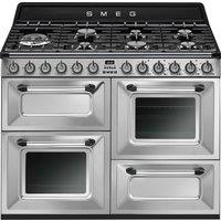 Smeg Victoria TR4110X-1 110cm Dual Fuel Range Cooker - Stainless Steel - A/A Rated, Stainless Steel