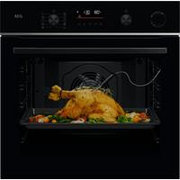 AEG 6000 SenseCook TR6PB521SB Built In Electric Single Oven with Pyrolytic Cleaning - Black - A++ Rated, Black