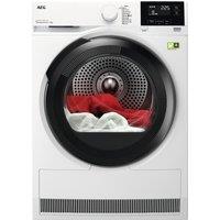 AEG 8000 AbsoluteCare TR819A4B 9Kg Heat Pump Tumble Dryer - White - A+++ Rated, White