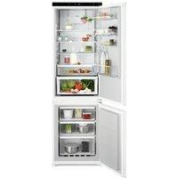 AEG 7000 Series TSC7M181DS 177cm High 70/30 Integrated Frost Free Fridge Freezer with Sliding Door Fixing Kit - White - D Rated, White