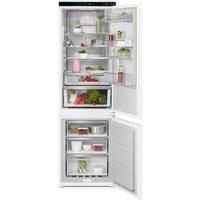 AEG 8000 Series TSC8M181CS 177cm High 70/30 Integrated Frost Free Fridge Freezer - White - C Rated, White