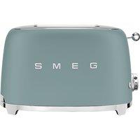 Smeg 50's Style TSF01EGMUK 2 Slice Toaster - Emerald Green, Green