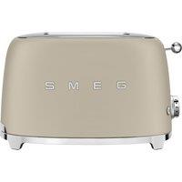 Smeg 50's Style TSF01MLMUK 2 Slice Toaster - Moonlight, Silver