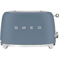 Smeg 50's Retro TSF01SBMUK 2 Slice Toaster - Storm Blue, Blue