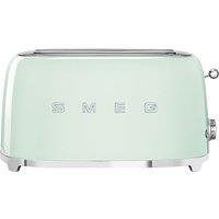 Smeg 50's Retro TSF02PGUK 4 Slice Toaster - Pastel Green, Green