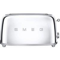 Smeg 50's Retro TSF02SSUK 4 Slice Toaster - Chrome, Chrome