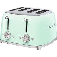 Smeg 50's Retro TSF03PGUK 4 Slice Toaster - Pastel Green, Green