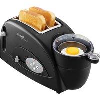 Tefal Toast n' Bean TT552842 2 Slice Toaster - Black, Black
