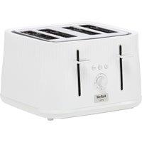 Tefal Loft TT760140 4 Slice Toaster - White, White