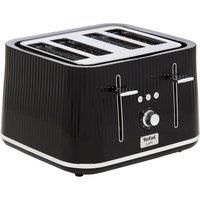 Tefal Loft TT760840 4 Slice Toaster - Black, Black