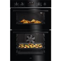 AEG TU5CP40B Built In Electric Double Oven - Black - A Rated, Black