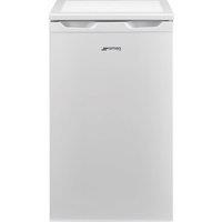 Smeg UKFS08EW Compact Fridge with Ice Box - White - E Rated, White