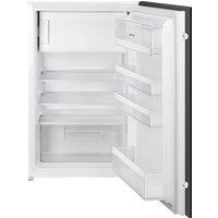 Smeg UKS4C092D Integrated Upright 87cm Fridge with Ice Box - Sliding Door Fixing Kit - White - D Rated, White