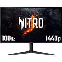 Acer Nitro XZ322QUV3bmiiphx 31.5" Quad HD 180Hz Gaming Monitor with FreeSync Premium - Black, Black
