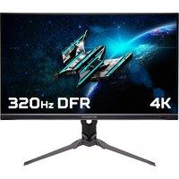 Acer Predator XB323QKV4 31.5" 4K Ultra HD 320Hz Gaming Monitor with FreeSync Premium - Black, Black