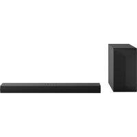 LG US60T 3.1 Soundbar with Wireless Subwoofer - Black, Black