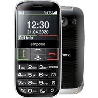 Emporia EUPHORIA-LTE 128MB Bar Phone in Black, Black