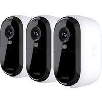Arlo Essential 3 2K 3 Camera Kit Smart Home Security Camera - White, White