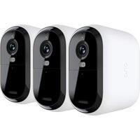 Arlo Essential 3 XL 2K 3 Camera Kit Smart Home Security Camera - White, White