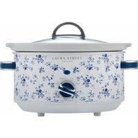 Laura Ashley VQSLWC3LLACR 3.5 Litre Slow Cooker - China Blue, Blue
